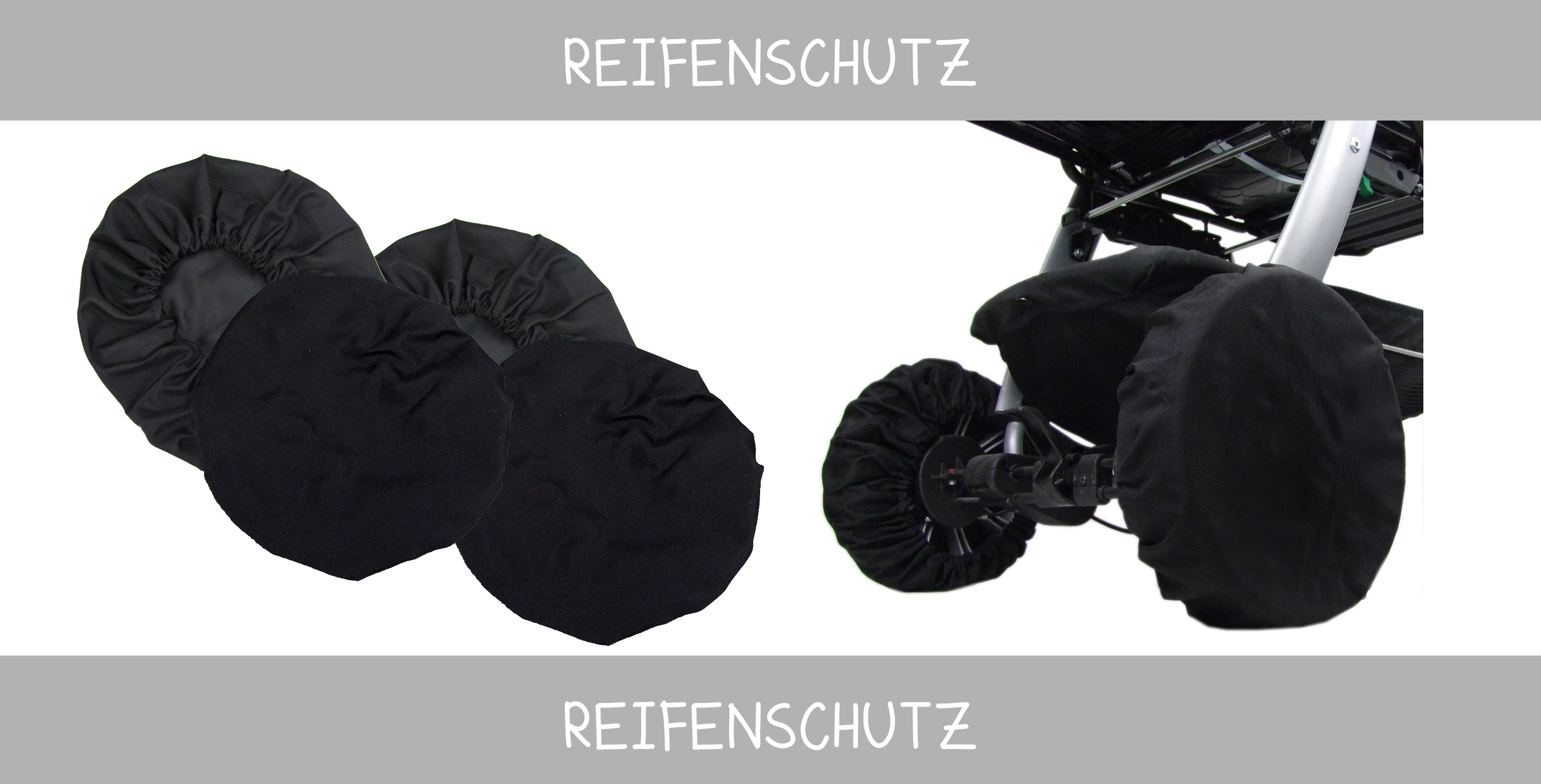 Babyprodukte online - Staubdichter Kinderwagen-Radschutz Rollstuhl-Reifenschutz  Kinderwagen-Radschutz - Kideno