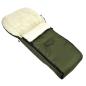 Preview: BAMBINIWELT Winterfusssack für Kinderwagen und Buggy, 90cm, Wolle, Design UNI