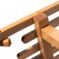 Mobile Preview: BAMBINIWELT Holzschlitten, Hörnerrodel mit Rückenlehne und Zugseil, aus naturlackierten Buchenholz, Metallkufen, 100cm