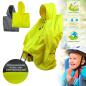 Mobile Preview: BAMBINIWELT Regencape REGENPONCHO für Kinderfahrradsitz Softshell Fleece Schutz