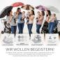 Preview: BAMBINIWELT universaler Sonnenschirm für Kinderwagen/Buggy DESIGN (rund)