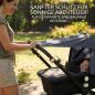 Preview: BAMBINIWELT universales Sonnensegel für Kinderwagen/Buggy mit UV50+ Design: Sterne