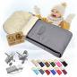 Preview: BAMBINIWELT Winterfusssack für Kinderwagen und Buggy, 108cm, Wolle, Design UNI