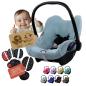 Preview: BAMBINIWELT Sommerbezug, Schonbezug, Bezug aus Frottee für Maxi Cosi CabrioFix + GRATIS GP