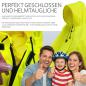 Preview: BAMBINIWELT Regencape REGENPONCHO für Kinderfahrradsitz SOFTSHELL Fleece Schutz