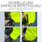 Preview: BAMBINIWELT Regencape REGENPONCHO für Kinderfahrradsitz SOFTSHELL Fleece Schutz