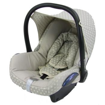 BAMBINIWELT Ersatzbezug für Maxi-Cosi CabrioFix, 6-tlg. Komplett-Set, STERNE