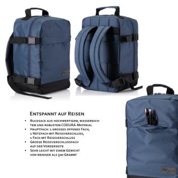 BAMBINIWELT Handgepäck, Rucksack ,Reise Koffer, Boardgepäck,  40x25x20cm oder 40x30x20cm