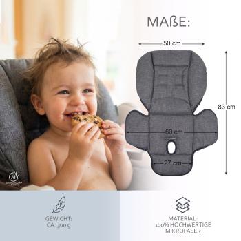 BAMBINIWELT Ersatzbezug für Peg Perego Modell Prima Pappa Diner, MELIERT