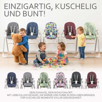 BAMBINIWELT Ersatzbezug für Peg Perego Modell Zero 3, MELIERT