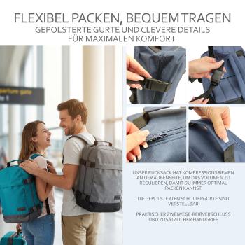 Preview: BAMBINIWELT Handgepäck, Rucksack ,Reise Koffer, Boardgepäck,  40x25x20cm oder 40x30x20cm