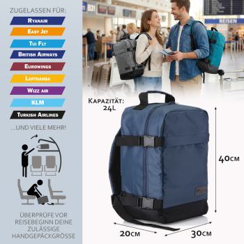 BAMBINIWELT Handgepäck, Rucksack ,Reise Koffer, Boardgepäck,  40x25x20cm oder 40x30x20cm