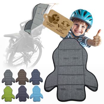 BAMBINIWELT Ersatzbezug, Sitzkissen, Bezug für Fahrradsitz, Modell Römer Jockey (Mod. 3) MELIERT