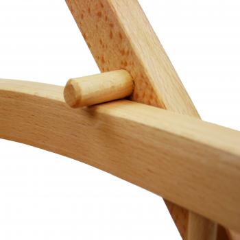 BAMBINIWELT universale Schiebestange aus Holz für Schlitten