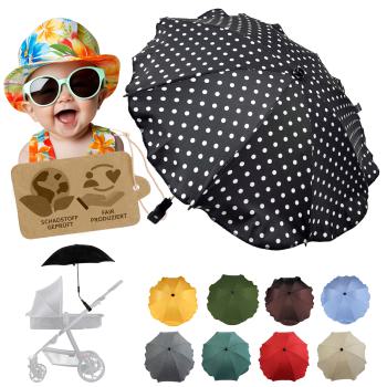 BAMBINIWELT universaler Sonnenschirm für Kinderwagen/Buggy DESIGN (rund)