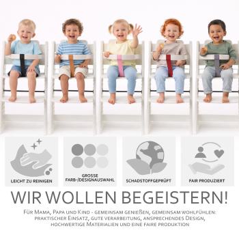 BAMBINIWELT Lederriemen für Stokke Tripp Trapp, UNI