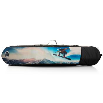 BAMBINIWELT Kinder Snowboardtasche, Rucksack, Board Bag, viel Stauraum - Platz für Helm, Schuhe, Skibrille und Handschuhe