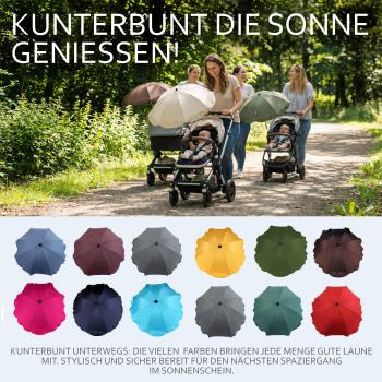 BAMBINIWELT universaler Sonnenschirm für Kinderwagen/Buggy UNI (rund)