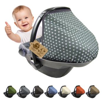 BAMBINIWELT Sonnenverdeck für Maxi-Cosi Pebble, UV50+, STERNE
