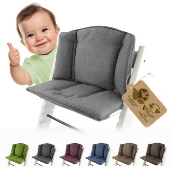 BAMBINIWELT Ersatzbezug für Stokke Tripp Trapp, MELIERT (rund)