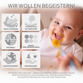 BAMBINIWELT Ersatzbezug für Stokke Tripp Trapp, MELIERT ORG.