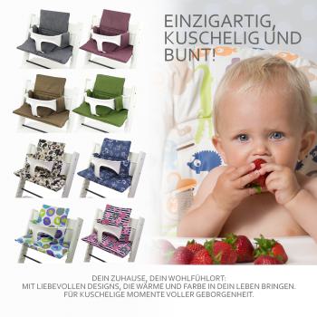 BAMBINIWELT Ersatzbezug für Stokke Tripp Trapp, MELIERT ORG.