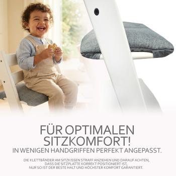BAMBINIWELT Ersatzkissen für Stokke Tripp Trapp, MELIERT (1-teilig)
