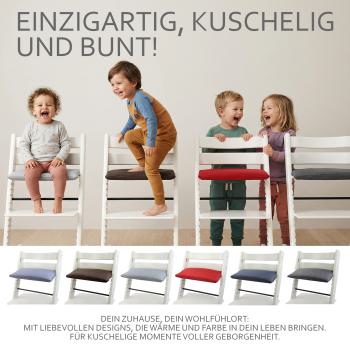 BAMBINIWELT Ersatzkissen für Stokke Tripp Trapp, MELIERT (1-teilig)