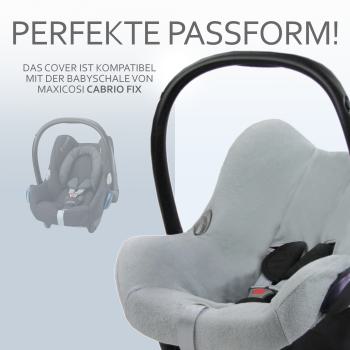 BAMBINIWELT Sommerbezug, Schonbezug, Bezug aus Frottee für Maxi Cosi CabrioFix + GRATIS GP