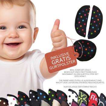 Preview: BAMBINIWELT Sommerbezug, Schonbezug, Bezug aus Frottee für Maxi Cosi CabrioFix + GRATIS GP