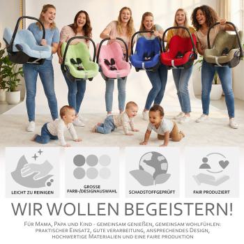 BAMBINIWELT Sommerbezug, Schonbezug, Bezug aus Frottee für Maxi Cosi CabrioFix + GRATIS GP