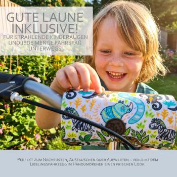 Preview: BAMBINIWELT Lenkerpolster, Lenkerschutz für Scooter, Laufrad, Dreirad, Fahrrad