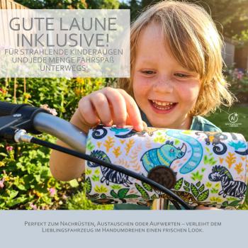 Preview: BAMBINIWELT Lenkerpolster, Lenkerschutz für Scooter, Laufrad, Dreirad, Fahrrad