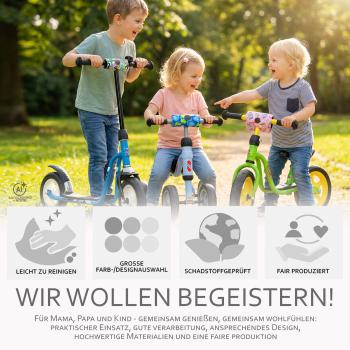 BAMBINIWELT Lenkerpolster, Lenkerschutz für Scooter, Laufrad, Dreirad, Fahrrad