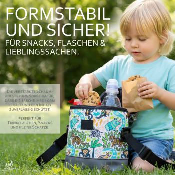 Preview: BAMBINIWELT Lenkertasche für Puky, Roller und Fahrrad, Fahrradtasche für Kinder, wasserabweisend, mit Schultergurt
