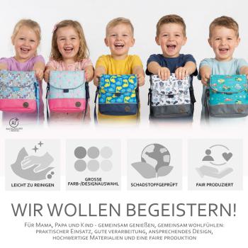 BAMBINIWELT Lenkertasche für Puky, Roller und Fahrrad, Fahrradtasche für Kinder, wasserabweisend, mit Schultergurt