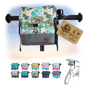 BAMBINIWELT Lenkertasche für Puky, Roller und Fahrrad, Fahrradtasche für Kinder, wasserabweisend, mit Schultergurt