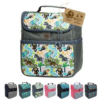 BAMBINIWELT Kinderrucksack für Toniebox, Musikbox-Rucksack für Hörwürfel z.B. Toniebox und Tigerbox Touch, verstellbare Innenfächer, Netzfach, gepolsterte Schultergurte