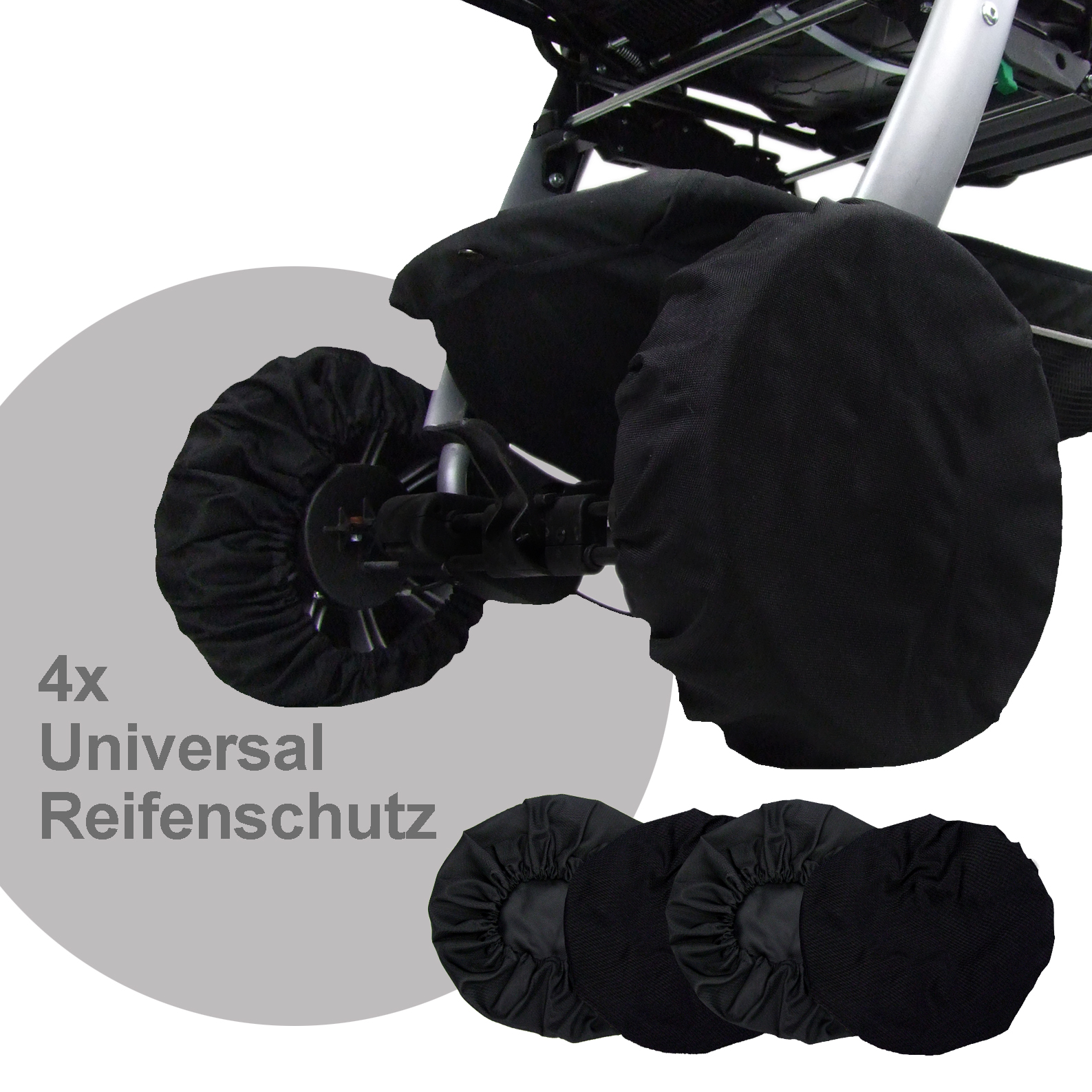 Baby Kinderwagen Radabdeckung Staubdichter Rollstuhl Reifenschutz  Kinderwagen Radkoffer