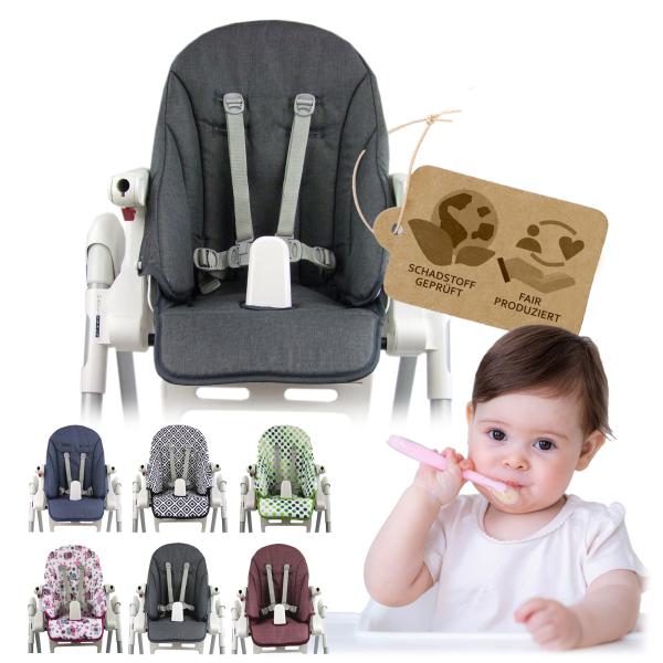 BAMBINIWELT Ersatzbezug für Peg Perego Modell Zero 3, MELIERT