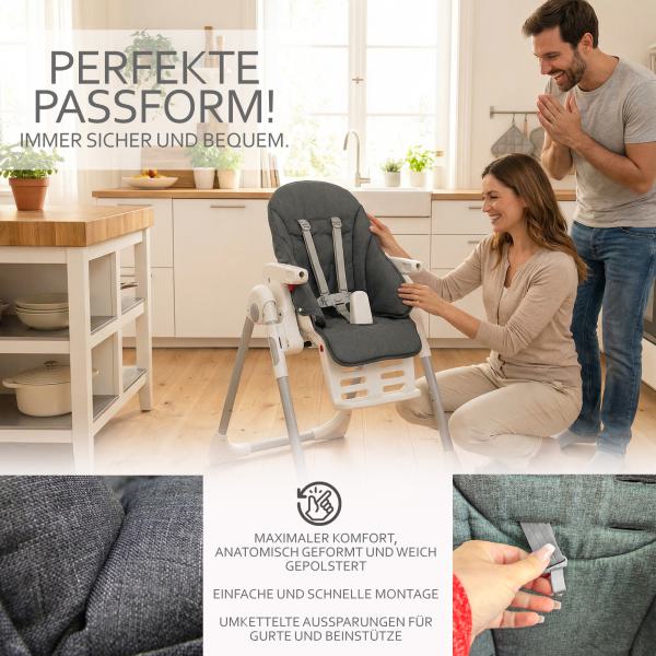 BAMBINIWELT Ersatzbezug für Peg Perego Modell Zero 3, MELIERT