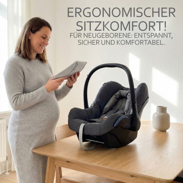 BAMBINIWELT Sitzkeil Sitzverkleinerer für Babyschale von MaxiCosi Cabriofix oder Citi