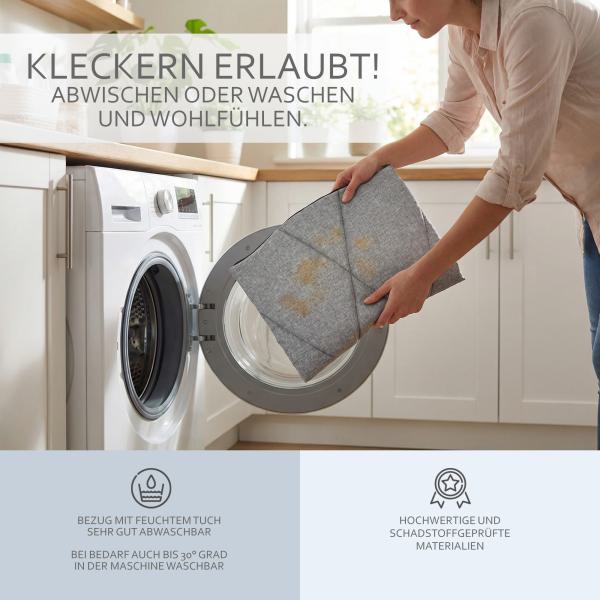 BAMBINIWELT Kissen für Erwachsene, Sitzkissen für Trittbrett, kompatibel mit Hochstuhl Stokke Tripp Trapp