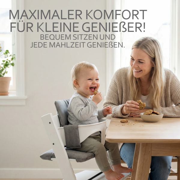 BAMBINIWELT Ersatzbezug für Stokke Tripp Trapp, MELIERT ORG.