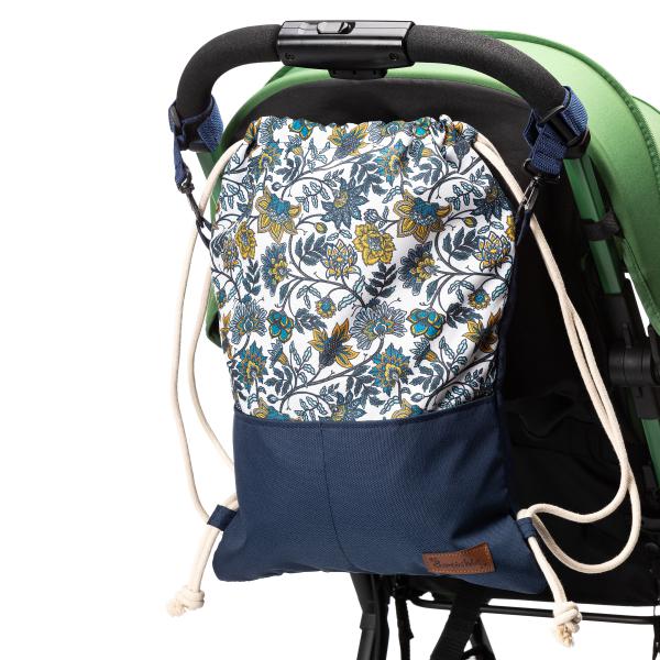 BAMBINIWELT leichte Kinderwagentasche universal BEUTEL Organizer Einkaufstasche