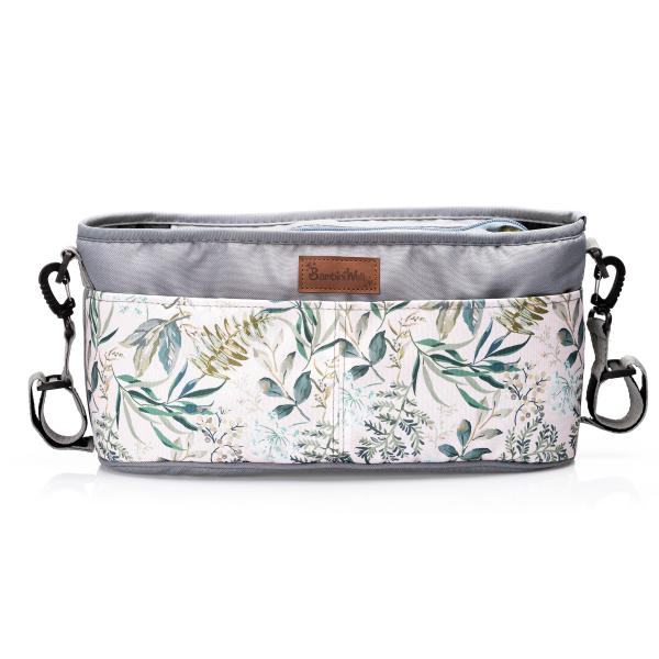 BAMBINIWELT universal Buggy ORGANIZER, Kinderwagen-Tasche, Wickeltasche mit Getränkehalter