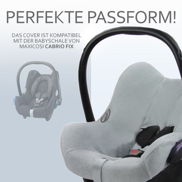 BAMBINIWELT Sommerbezug, Schonbezug, Bezug aus Frottee für Maxi Cosi CabrioFix + GRATIS GP