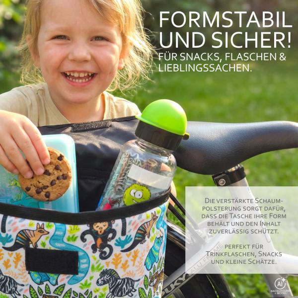 BAMBINIWELT Gepäcktasche, Gepäckträgertasche für Fahrrad, Fahrradtasche für Kinder, wasserabweisend, z.B. für alle Puky Räder
