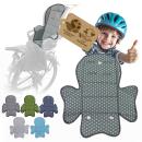 BAMBINIWELT Ersatzbezug, Sitzkissen, Bezug für Fahrradsitz, Modell Römer Jockey (Mod. 5) STERNE