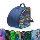 BAMBINIWELT Kinder Skischuhtasche, Skistiefeltasche, integrierte Standfläche, Wasserablaufloch, Platz für Helm, Skibrille und Handschuhe